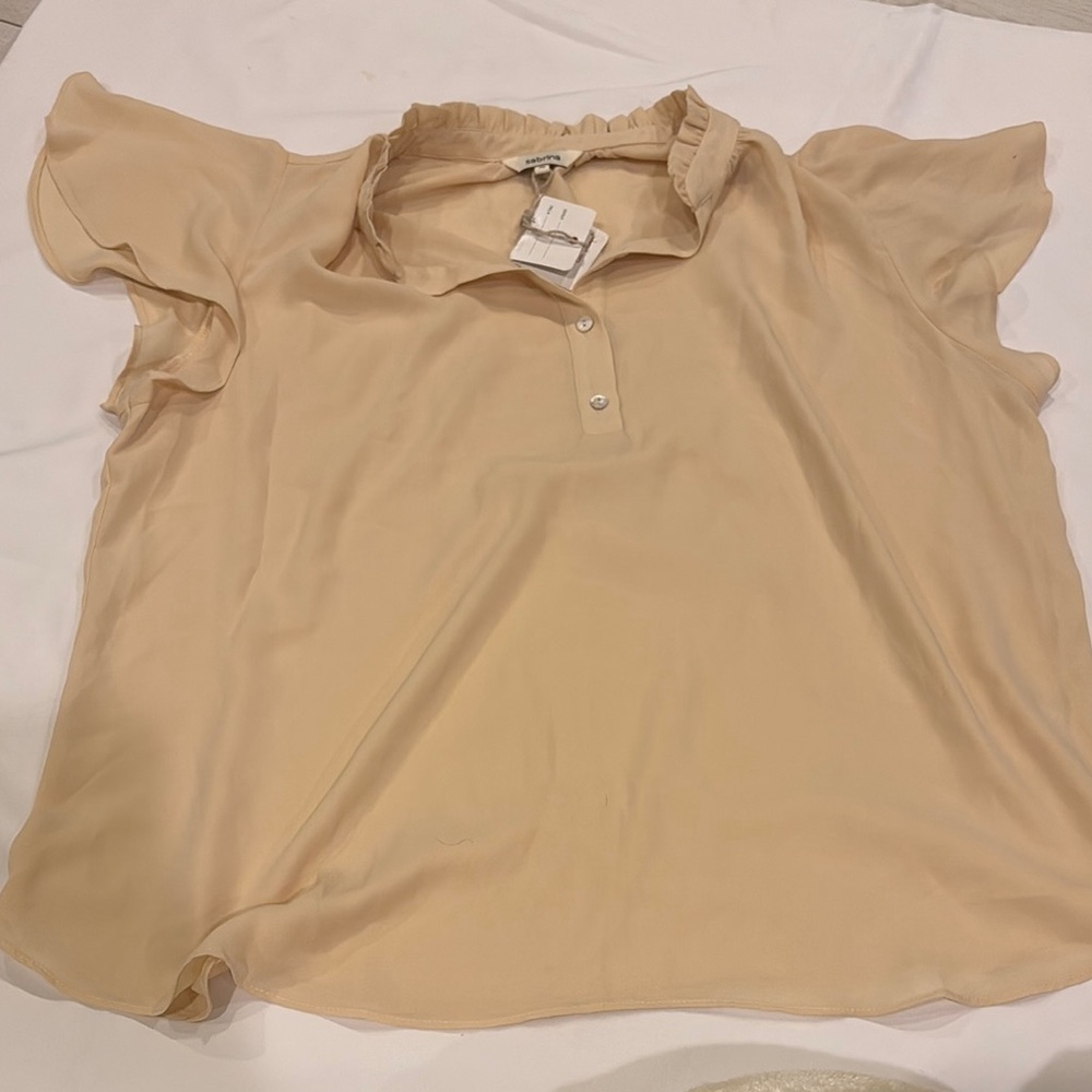 Sabrina Women's Cream Blouse